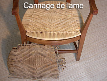 Cannage Serti, de Lame